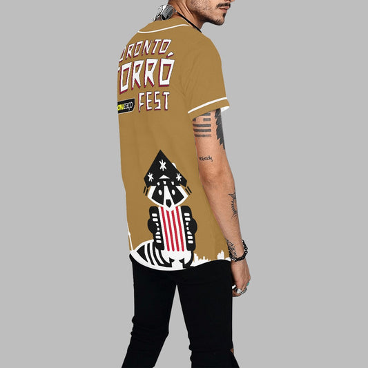 3 - Raccoon Top - Baseball Jersey Men