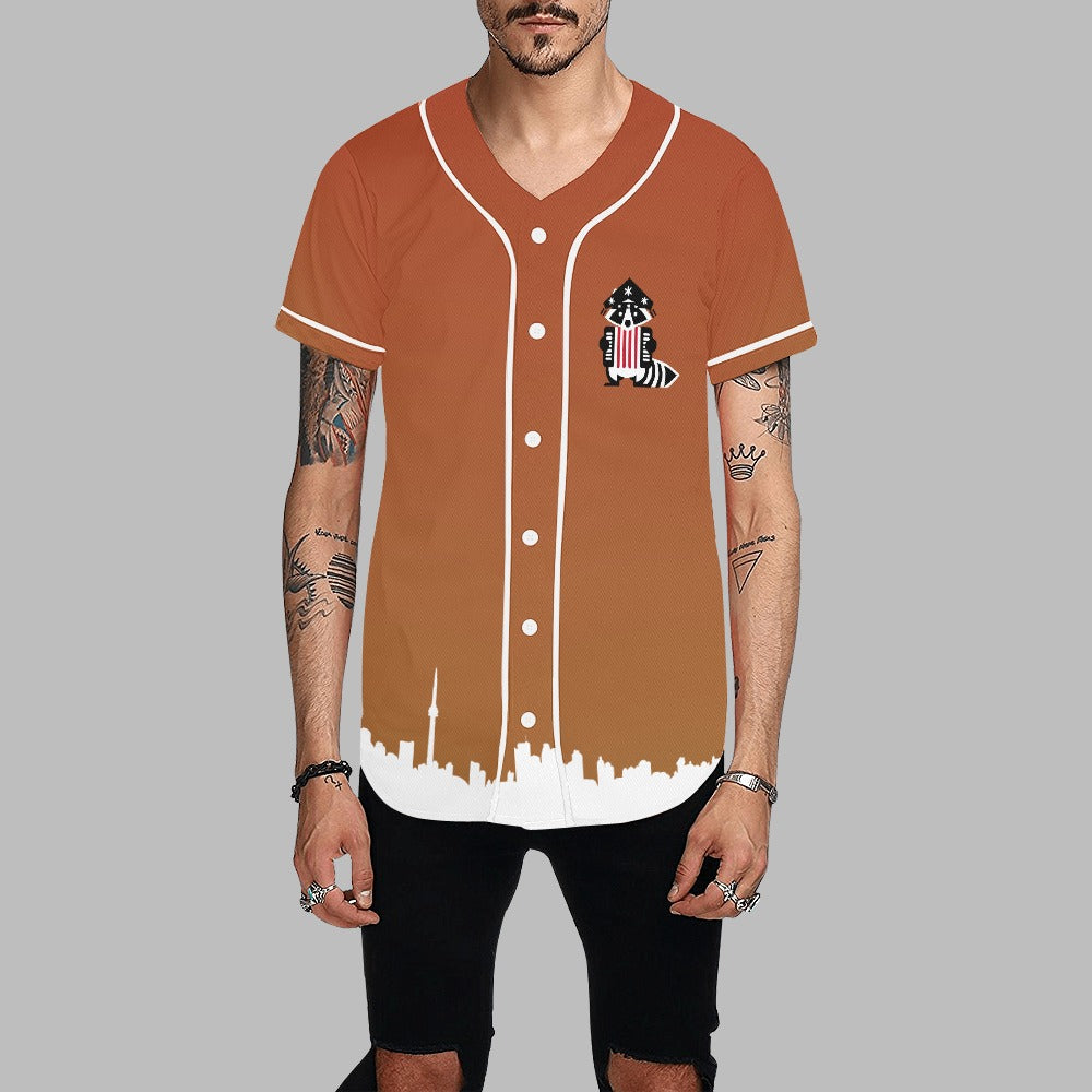 3 - Raccoon Top - Baseball Jersey Men