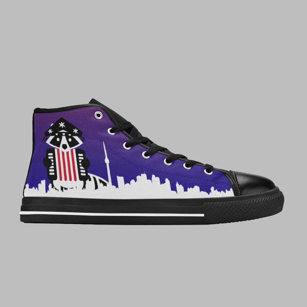 2 - Raccoon Shoes - Women's High Top