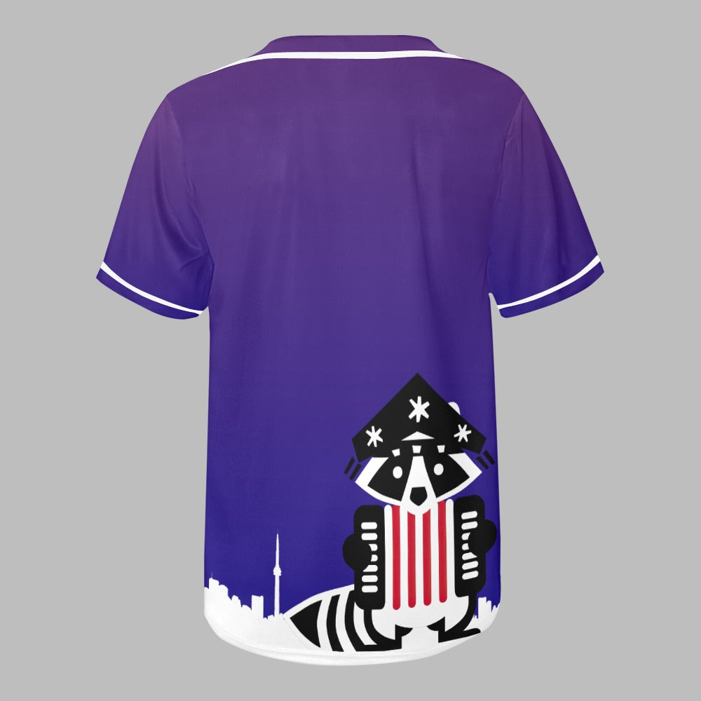 3 - Raccoon Top - Baseball Jersey Men