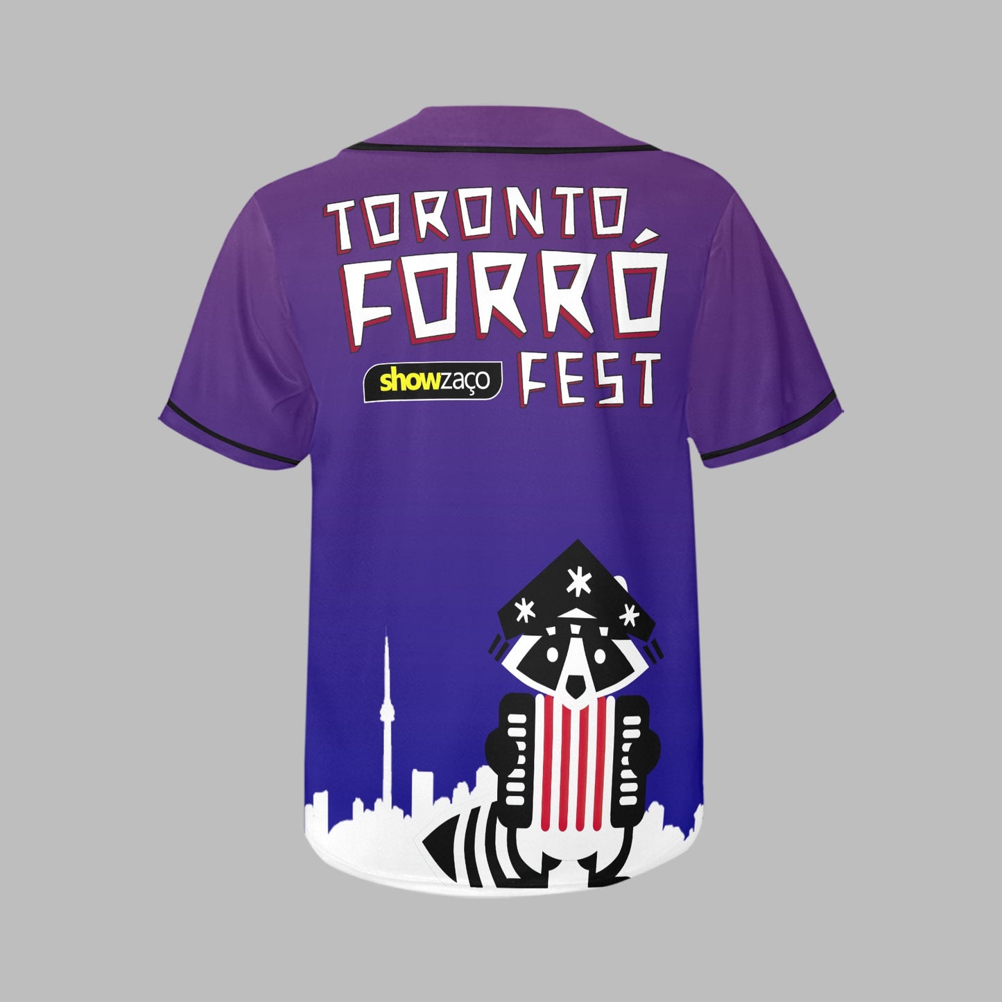 3 - Raccoon Top - Baseball Jersey Women's