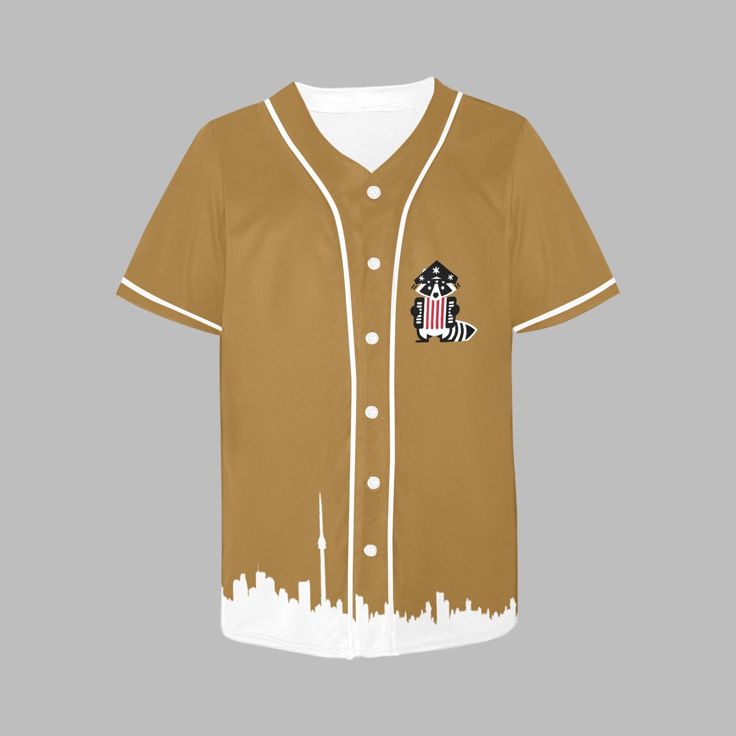 3 - Raccoon Top - Baseball Jersey Women's