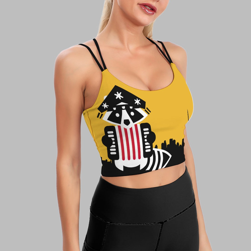 3 - Raccoon Top - Cropped Yoga