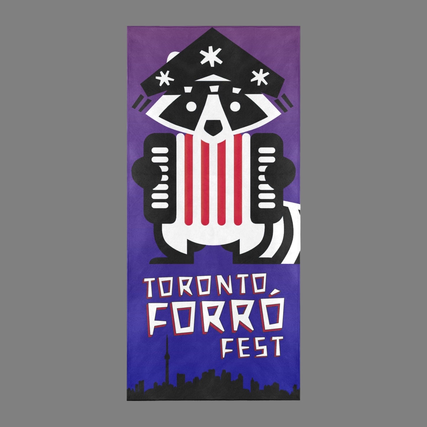 9 - Raccoon Beach Towel - TFF Large