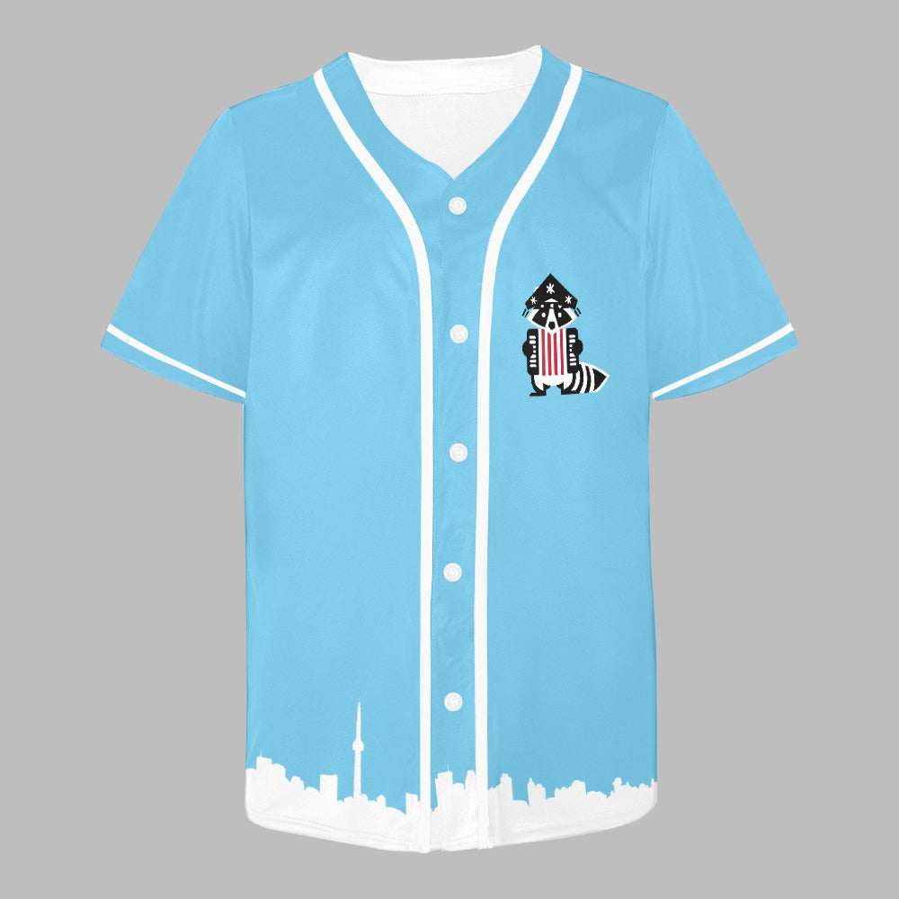 3 - Raccoon Top - Baseball Jersey Men