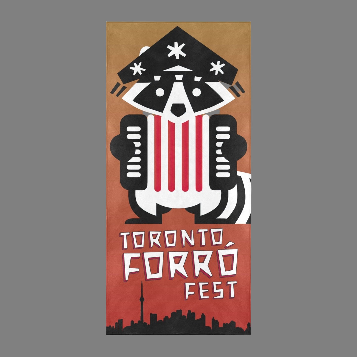 9 - Raccoon Beach Towel - TFF Large