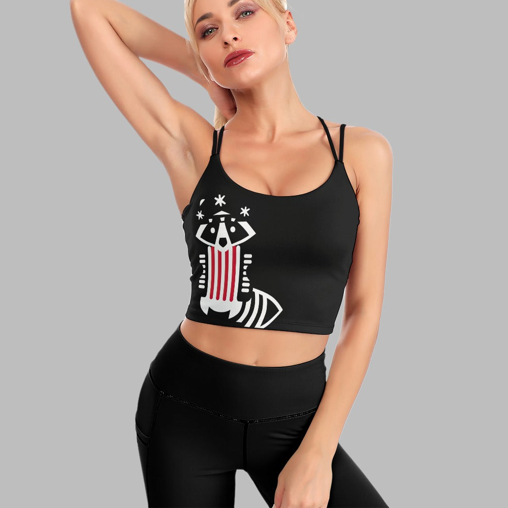 3 - Raccoon Top - Cropped Yoga