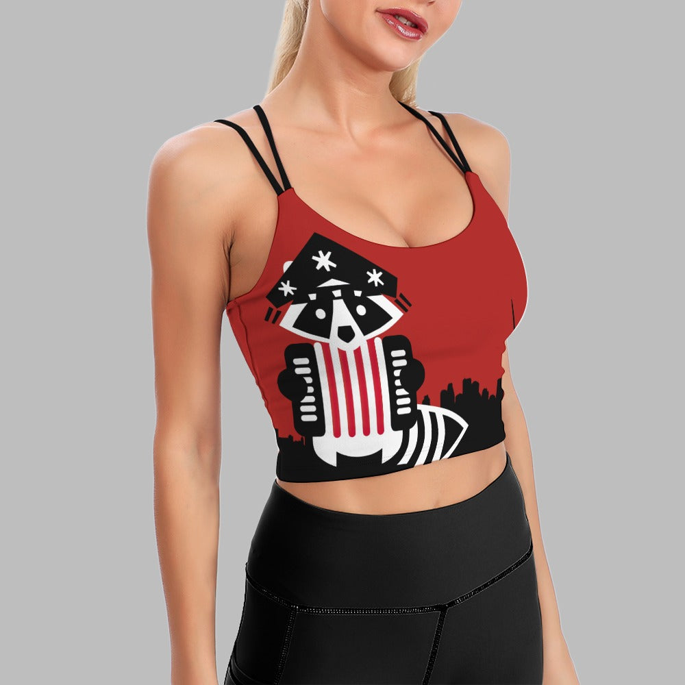 3 - Raccoon Top - Cropped Yoga