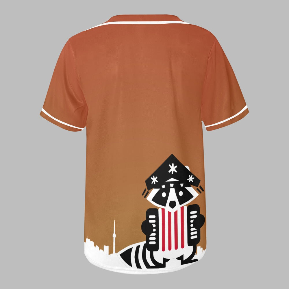 3 - Raccoon Top - Baseball Jersey Men