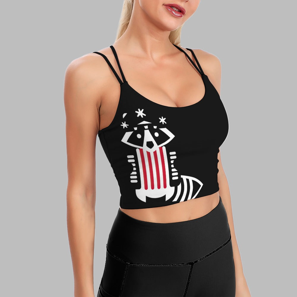 3 - Raccoon Top - Cropped Yoga