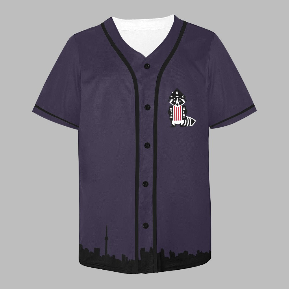 3 - Raccoon Top - Baseball Jersey Men