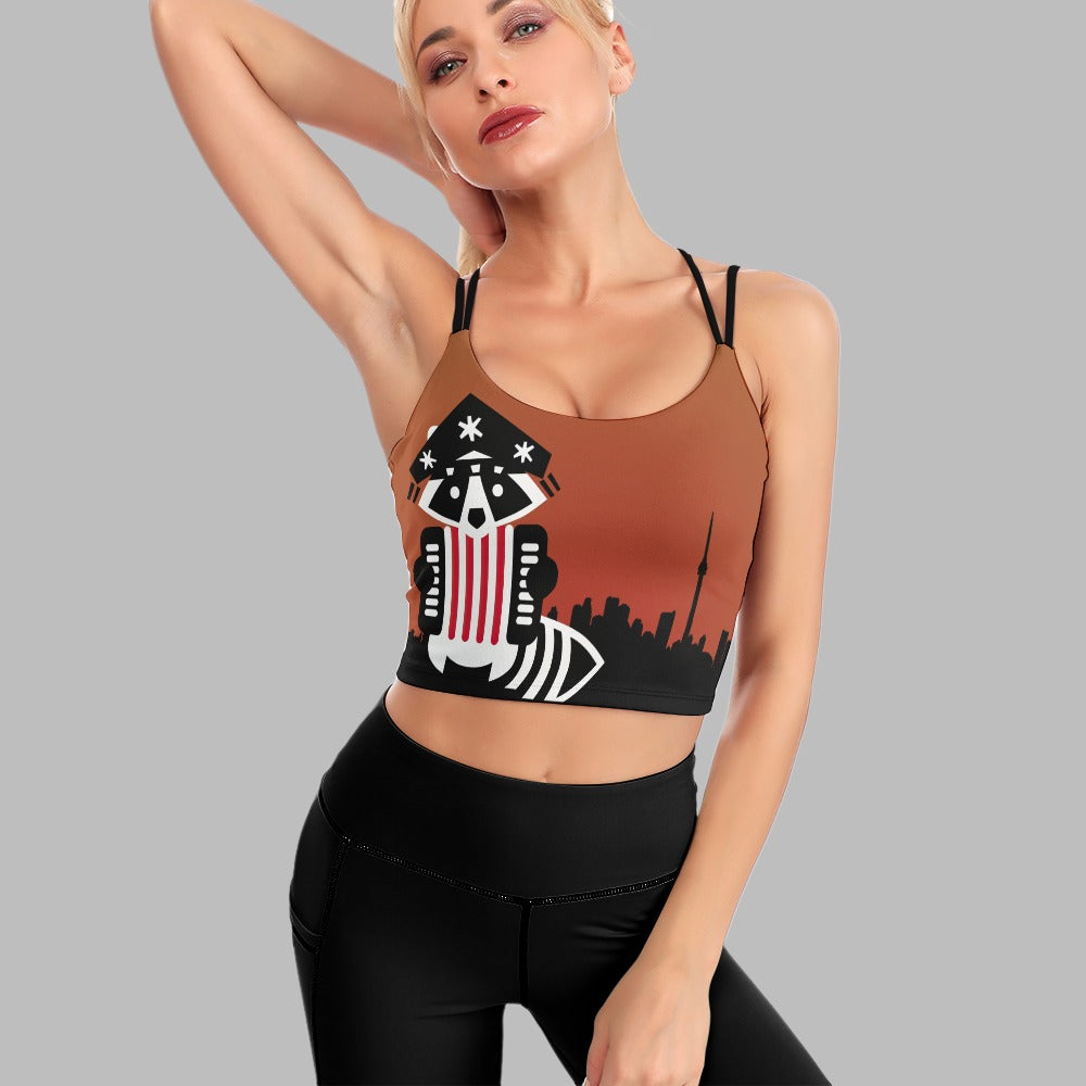 3 - Raccoon Top - Cropped Yoga