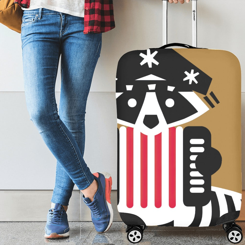 9 - Raccoon Luggage Cover - Large (26"x28")