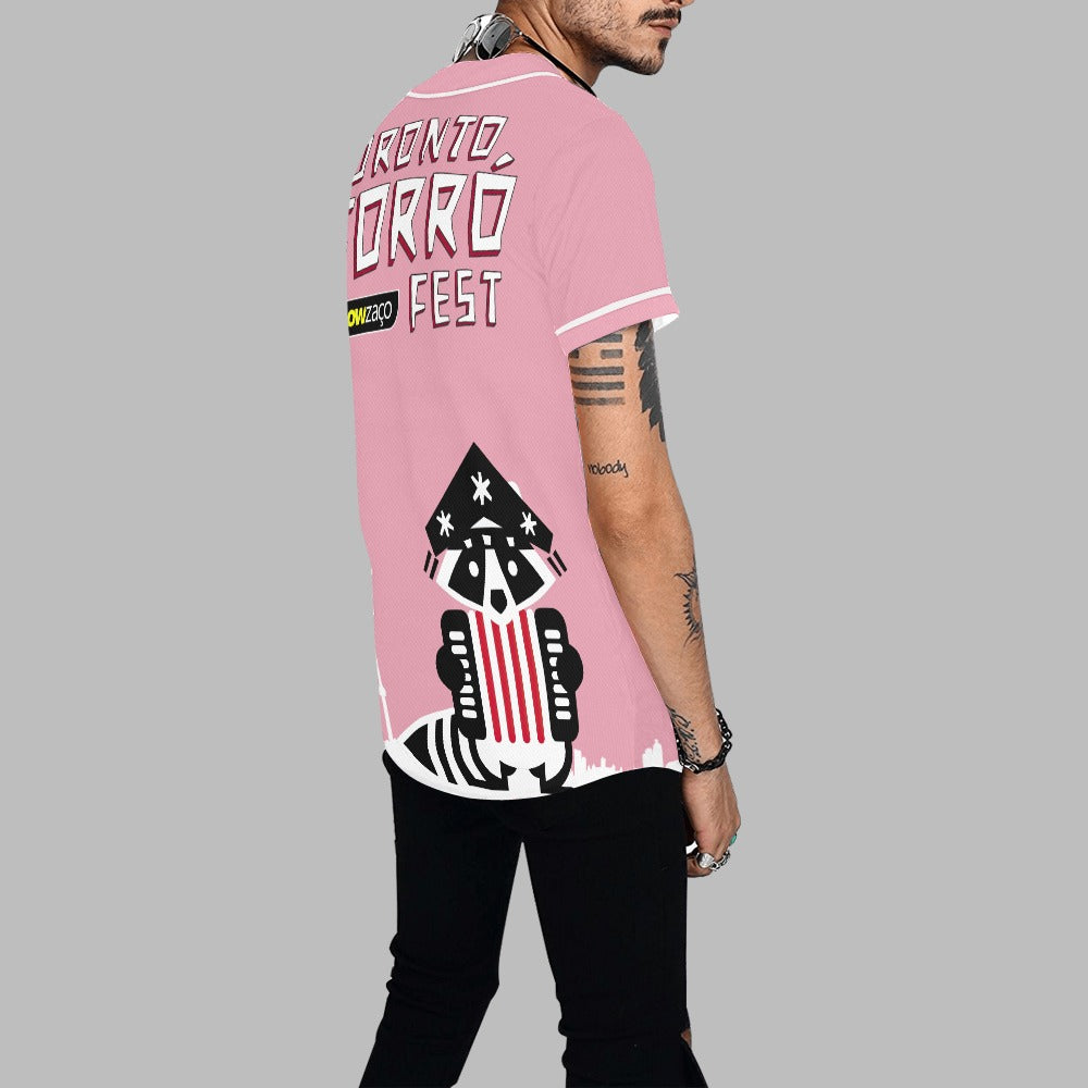 3 - Raccoon Top - Baseball Jersey Men