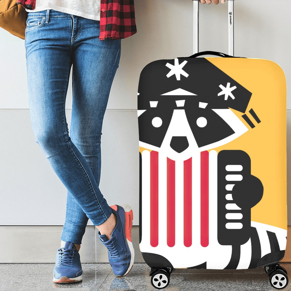 9 - Raccoon Luggage Cover - Large (26"x28")