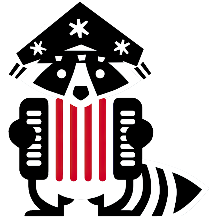 4 - Raccoon Keychain