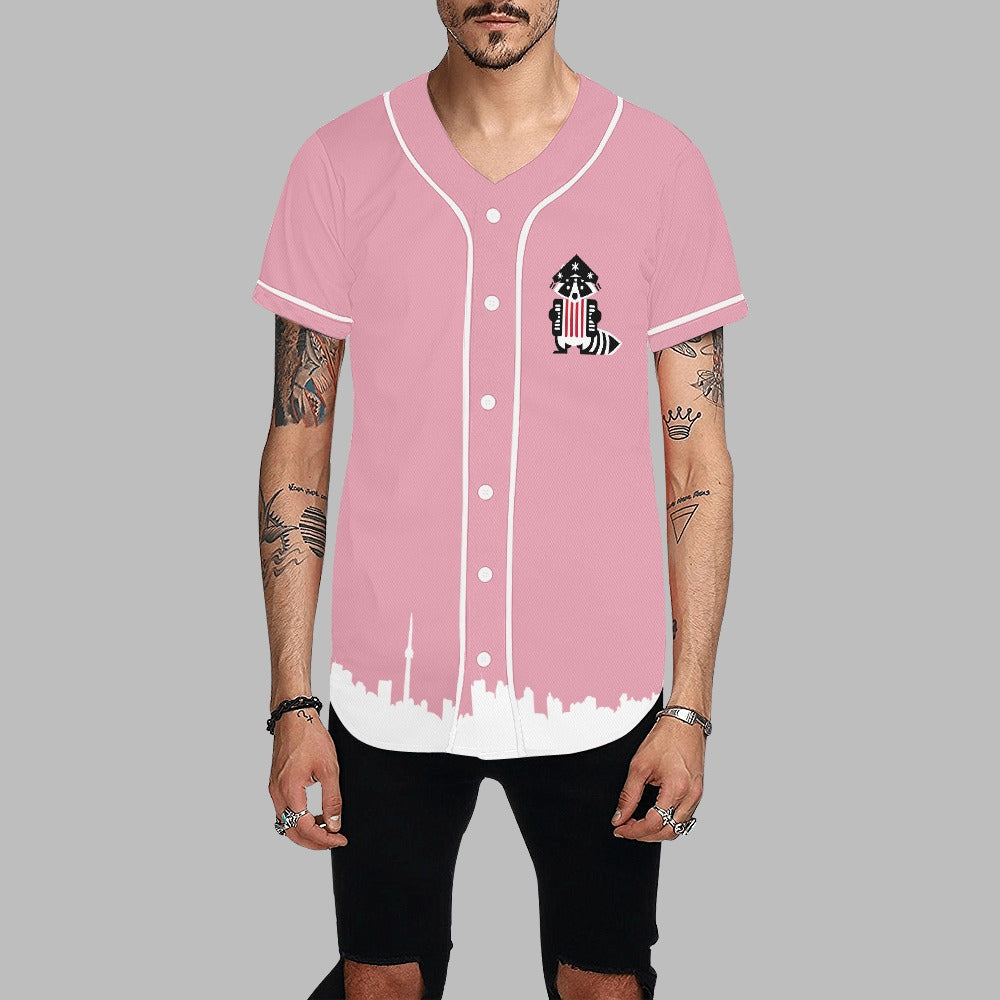 3 - Raccoon Top - Baseball Jersey Men