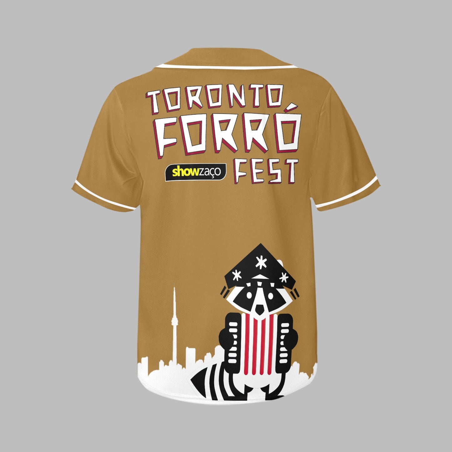 3 - Raccoon Top - Baseball Jersey Women's