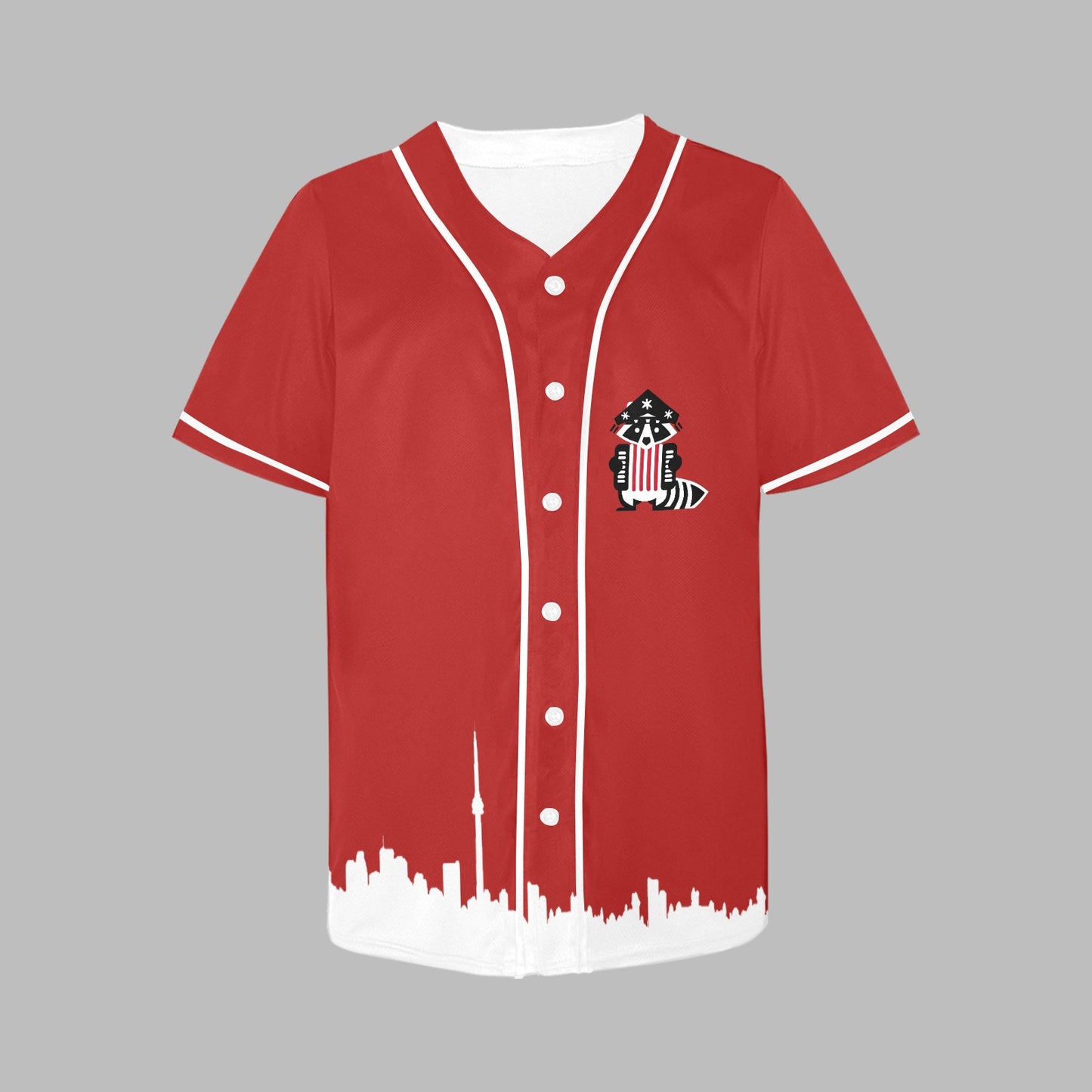 3 - Raccoon Top - Baseball Jersey Women's