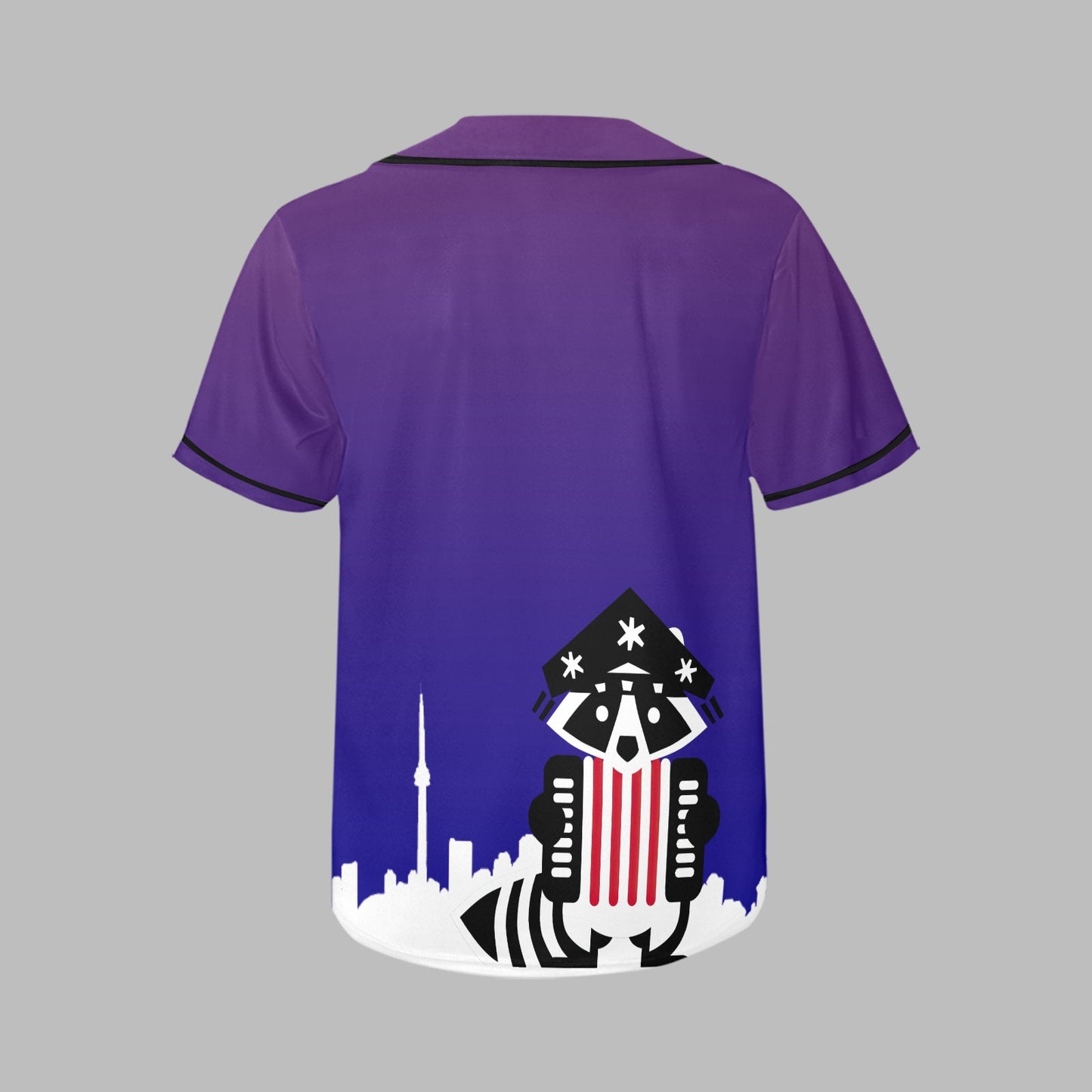 3 - Raccoon Top - Baseball Jersey Women's