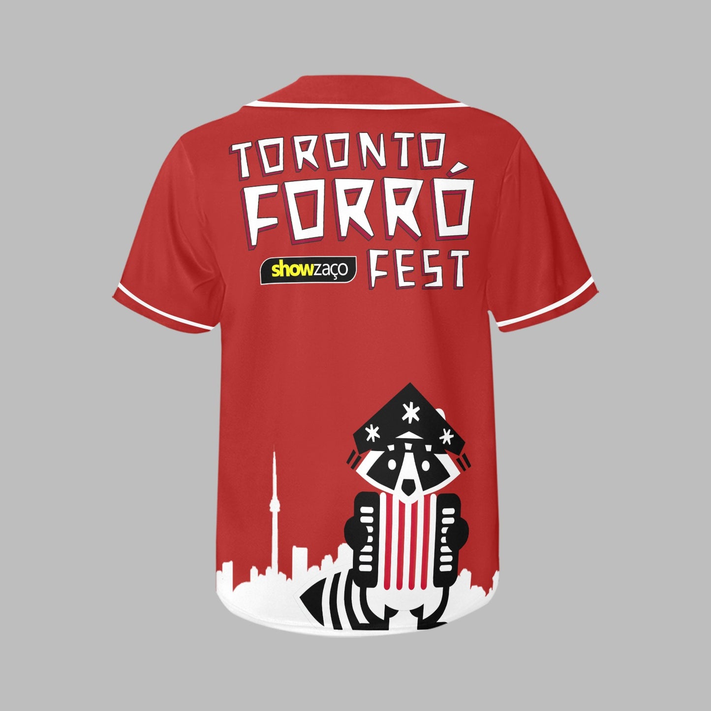 3 - Raccoon Top - Baseball Jersey Women's