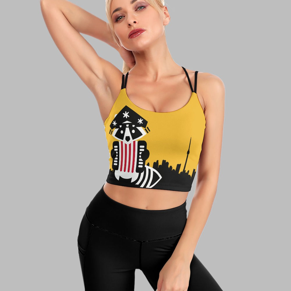 3 - Raccoon Top - Cropped Yoga