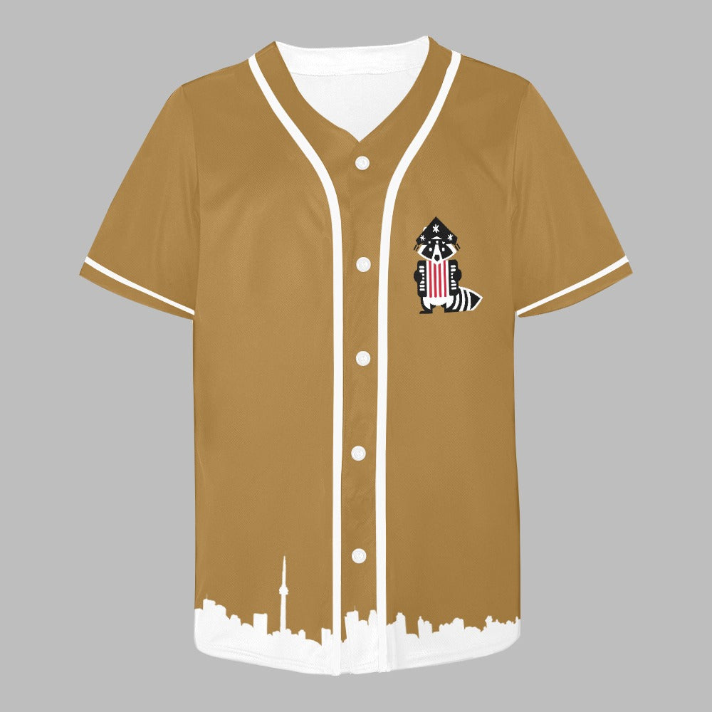 3 - Raccoon Top - Baseball Jersey Men