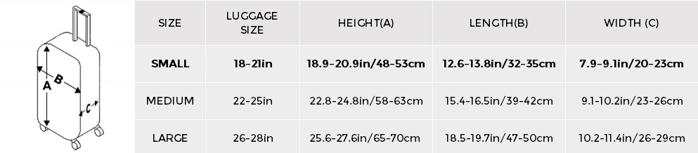 9 - Raccoon Luggage Cover - Large (26"x28")